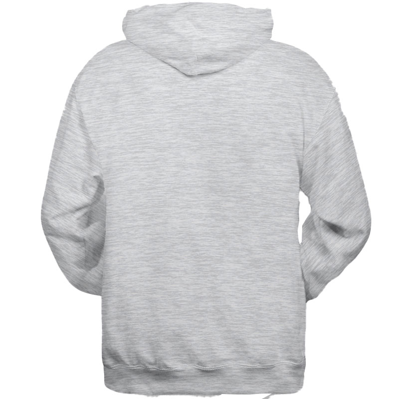 Sudadera Capucha Cremallera Hombre Trasero